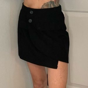 BERSHKA Black Mini Skirt